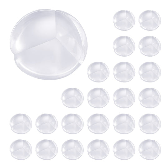 Corner Protectors Baby Proofing, 24 Pack, Clear &amp; Transparent Table Corner Guards Covers For Baby Safety, 1.34-inch Depth, 0.28-inch Thickness, Strong Adhesive, Cushion For Furniture Sharp Edges
