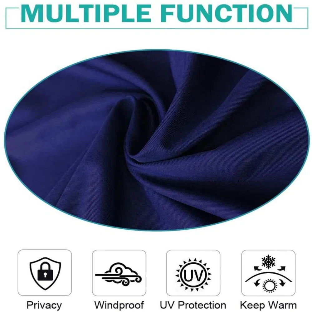 Indoor Outdoor Curtains Grommet Curtain On Top And Bottom 1 Panel