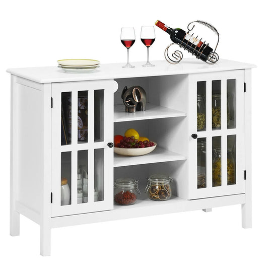 Wood TV Stand Entertainment Media Center Console for TV up to 50&