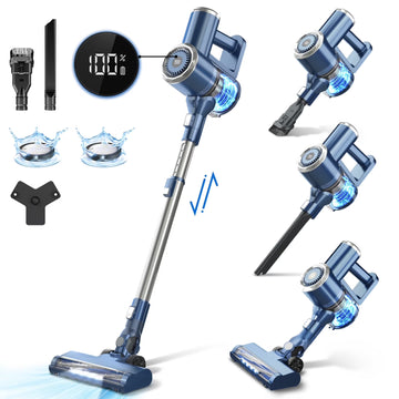 Cordless Vacuum Cleaner, Lightweight Cordless Stick Vacuum Cleaner for Pet Hair Carpet Floor,Wc02
