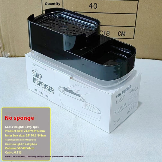 Kitchen Press Type Soap Lye Box Manual Soap Dispenser