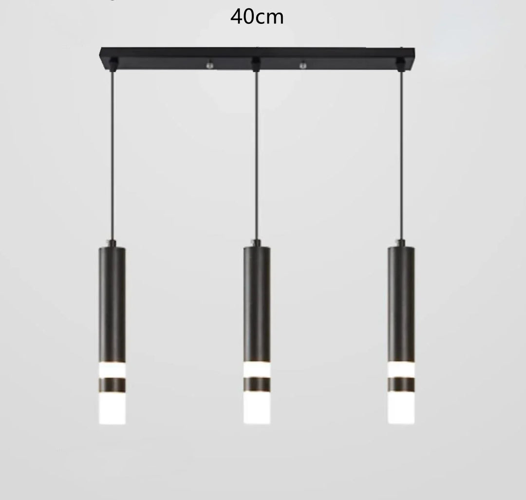 Modern Led Long Pendant Light for Bedroom Bedside Living Room Hanging Lamps Reading Lighting Double Spotlight Decor Chandelier
