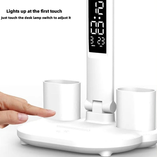 2025 Cute Desk Lamps for Home Office,Adjustable Eye Protection Modern LED Desk for College Dormitory,Bedside,Office,3 Mode,Night Light for Bedroom