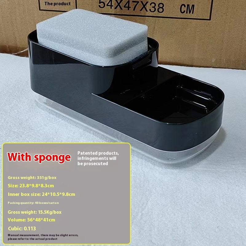 Kitchen Press Type Soap Lye Box Manual Soap Dispenser