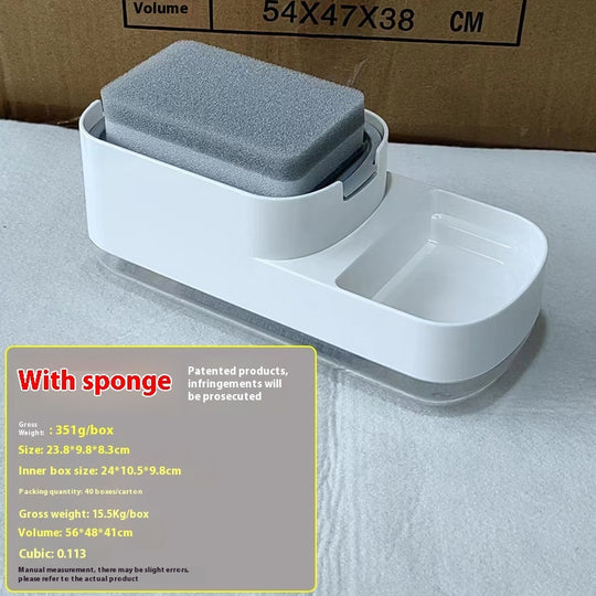 Kitchen Press Type Soap Lye Box Manual Soap Dispenser